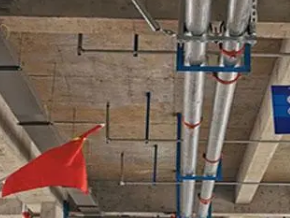 蚌山管廊支架的安装方法